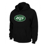 New York Jets Logo Pullover Hoodie black