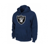 Oakland Raiders Logo Pullover Hoodie D.Blue
