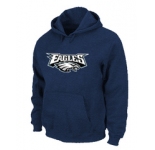 Philadelphia Eagles Authentic Logo Pullover Hoodie D.Blue