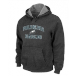 Philadelphia Eagles Heart & Soul Pullover Hoodie D.Grey