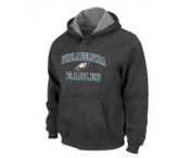 Philadelphia Eagles Heart & Soul Pullover Hoodie D.Grey