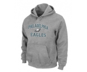 Philadelphia Eagles Heart & Soul Pullover Hoodie Grey