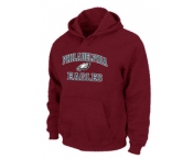 Philadelphia Eagles Heart & Soul Pullover Hoodie RED