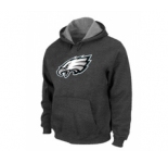 Philadelphia Eagles Logo Pullover Hoodie D.Grey