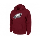 Philadelphia Eagles Logo Pullover Hoodie RED