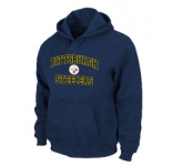 Pittsburgh Steelers Heart & Soul Pullover Hoodie D.Blue
