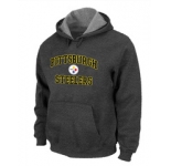 Pittsburgh Steelers Heart & Soul Pullover Hoodie D.Grey