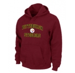 Pittsburgh Steelers Heart & Soul Pullover Hoodie RED