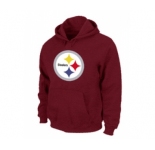 Pittsburgh Steelers Logo Pullover Hoodie RED