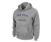 San Diego Charger Heart & Soul Pullover Hoodie Grey