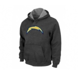 San Diego Charger Logo Pullover Hoodie D.Grey