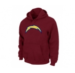 San Diego Charger Logo Pullover Hoodie RED