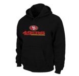 San Francisco 49ers Authentic Logo Pullover Hoodie Black