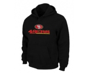 San Francisco 49ers Authentic Logo Pullover Hoodie Black
