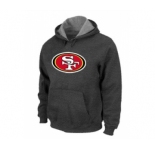 San Francisco 49ers Logo Pullover Hoodie D.Grey