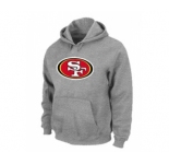 San Francisco 49ers Logo Pullover Hoodie Grey