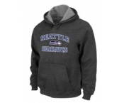 Seattle Seahawks Heart & Soul Pullover Hoodie Black D.Grey