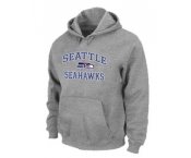 Seattle Seahawks Heart & Soul Pullover Hoodie Black Grey