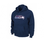 Seattle Seahawks Logo Pullover Hoodie D.Blue