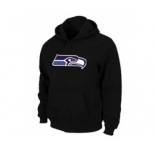 Seattle Seahawks Logo Pullover Hoodie black