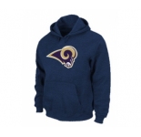 St.Louis Rams Logo Pullover Hoodie D.Blue