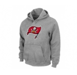Tampa Bay Buccaneers Logo Pullover Hoodie Grey