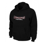 Tampa Bay Buccaneers font Pullover Hoodie Black