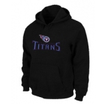 Tennessee Titans Authentic Logo Pullover Hoodie Black