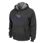Tennessee Titans Authentic Logo Pullover Hoodie D.Grey