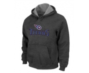 Tennessee Titans Authentic Logo Pullover Hoodie D.Grey