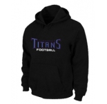 Tennessee Titans Authentic font Pullover Hoodie Black