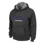 Tennessee Titans Authentic font Pullover Hoodie D.Grey