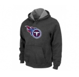 Tennessee Titans Logo Pullover Hoodie D.Grey