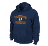 Washington Red Skins Heart & Soul Pullover Hoodie D.Blue