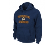 Washington Red Skins Heart & Soul Pullover Hoodie D.Blue