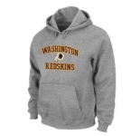 Washington Red Skins Heart & Soul Pullover Hoodie Grey