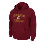Washington Red Skins Heart & Soul Pullover Hoodie Red