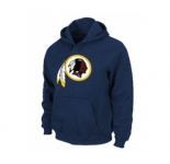 Washington Red Skins Logo Pullover Hoodie D.Blue