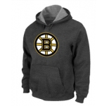 NHL Boston Bruins Big & Tall Logo Pullover Hoodie D.Grey