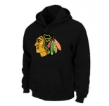 NHL Chicago Blackhawks Big & Tall Logo Pullover Hoodie Black