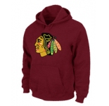 NHL Chicago Blackhawks Big & Tall Logo Pullover Hoodie Red