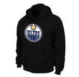 NHL Edmonton Oilers Big & Tall Logo Pullover Hoodie Black