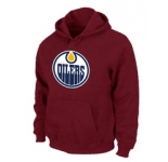 NHL Edmonton Oilers Big & Tall Logo Pullover Hoodie RED