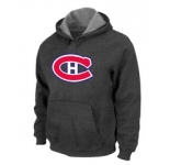 NHL Montréal Canadiens Big & Tall Logo Pullover Hoodie D.Grey