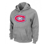 NHL Montréal Canadiens Big & Tall Logo Pullover Hoodie Grey
