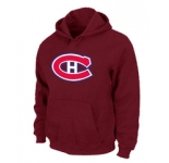 NHL Montréal Canadiens Big & Tall Logo Pullover Hoodie Red