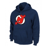NHL New Jersey Devils Big & Tall Logo Pullover Hoodie D.blue