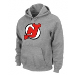 NHL New Jersey Devils Big & Tall Logo Pullover Hoodie Grey