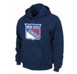 NHL New York Rangers Big & Tall Logo Pullover Hoodie D.Blue
