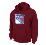 NHL New York Rangers Big & Tall Logo Pullover Hoodie Red